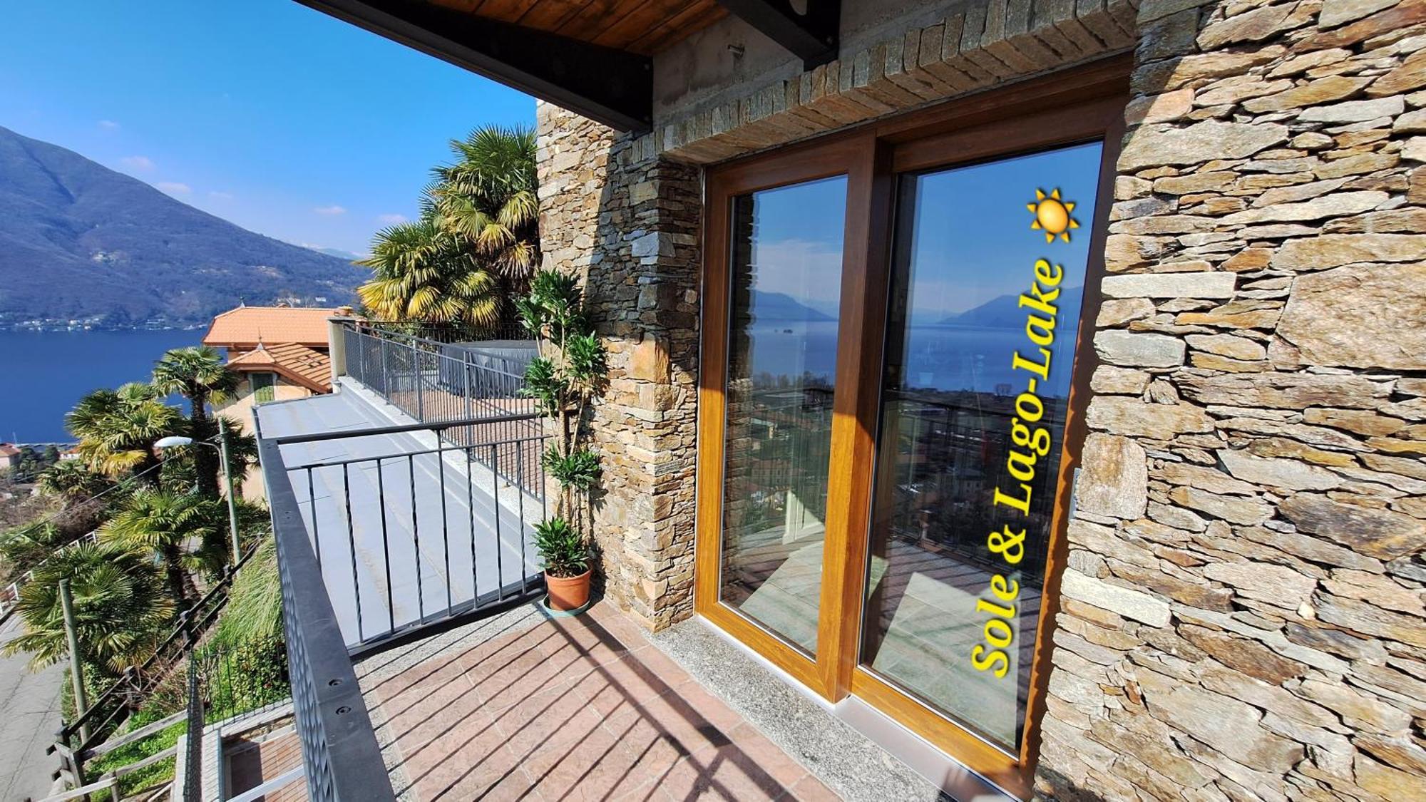 Sole & Lago-Lake Maccagno Exterior foto